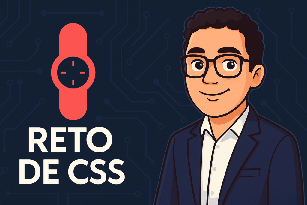 ⌚ Creando un reloj tipo Smartwatch solo con CSS (CSS Battle)